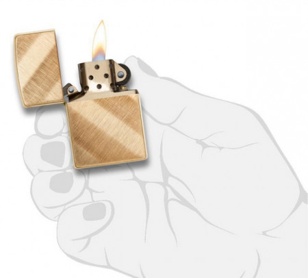 Зажигалка Zippo 29675 Diagonal Weave Brass - Img 4