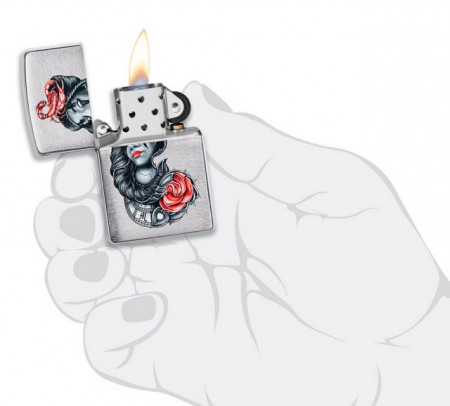 Зажигалка Zippo 49112 Stylized Tattoo Design - Img 3