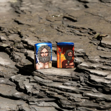 Зажигалка Zippo 49193 Greek God Clash 540 Color Design - Img 4