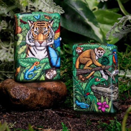 Зажигалка Zippo 49347 Mystеries of the Forest - 25th Anniversary 540 Color Design - Img 7