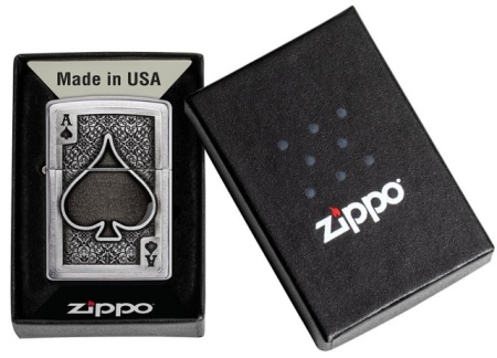 Зажигалка Zippo 49637 Ace Of Spades Emblem - Img 4