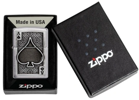Зажигалка Zippo 49637 Ace Of Spades Emblem - Img 4