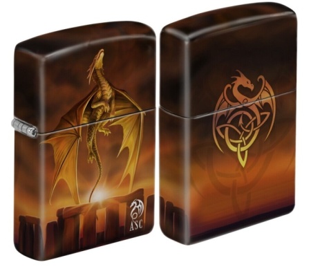 Зажигалка Zippo 5153 Anne Stokes Dragon 540 Color Design - Img 3