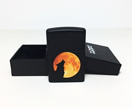 Зажигалка Zippo 6026 Wolf Howling at Moon - Img 3
