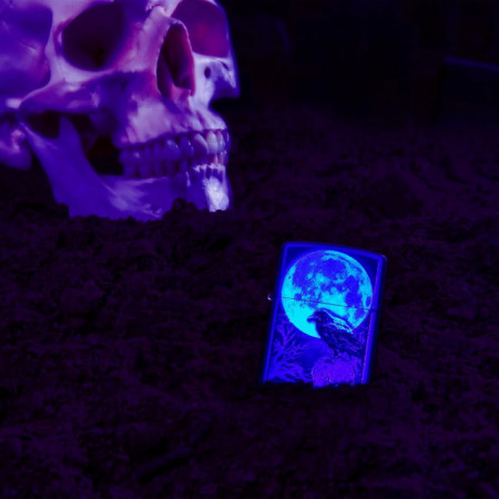 Зажигалка Zippo Moonlight Crow Design - Img 5