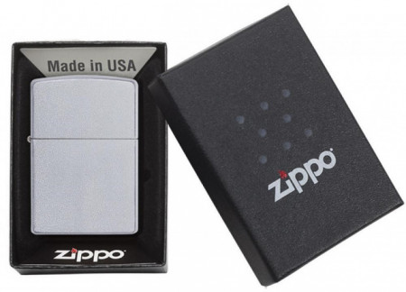 Зажигалка Zippo 205 Satin Chrome - Img 3