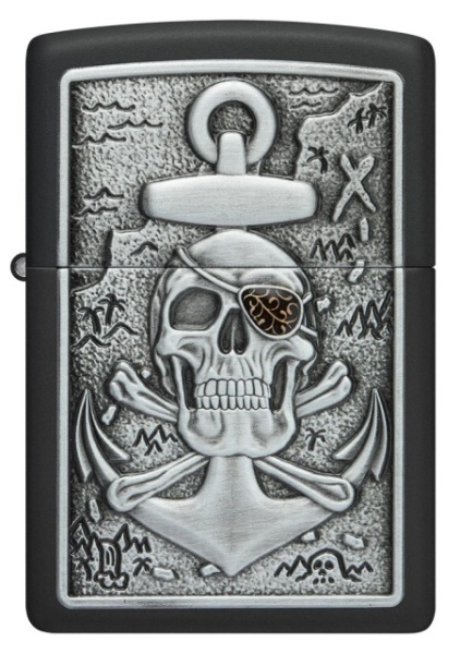 Зажигалка Zippo 48122 Skull Anchor Emblem Design - Img 5