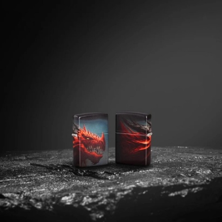 Зажигалка Zippo 48777 Red Dragon Design 540 Color - Img 3