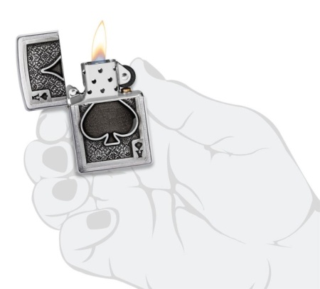 Зажигалка Zippo 49637 Ace Of Spades Emblem - Img 5
