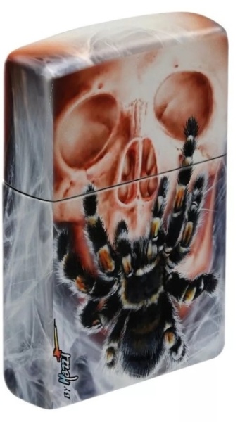 Зажигалка Zippo 7627 Mazzi Spider &amp; Face 540 Color Design - Img 2