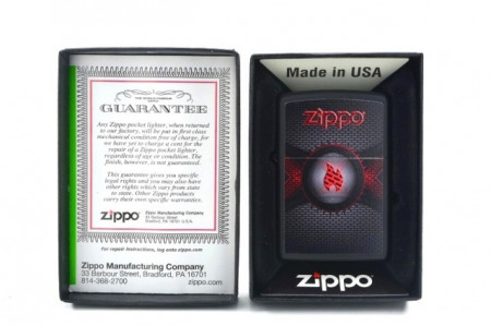 Зажигалка Zippo Brick Wall Red Flame Logo - Img 2