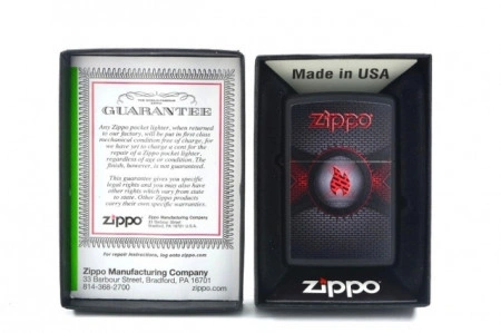 Зажигалка Zippo Brick Wall Red Flame Logo - Img 2