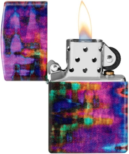 Зажигалка Zippo Purple Brush Stroke 540 Color Design - Img 3