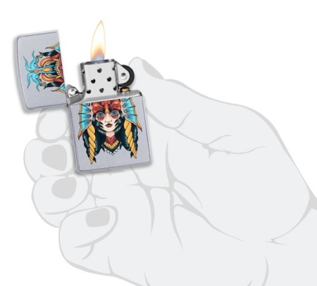 Зажигалка Zippo Two Face Design - Img 5