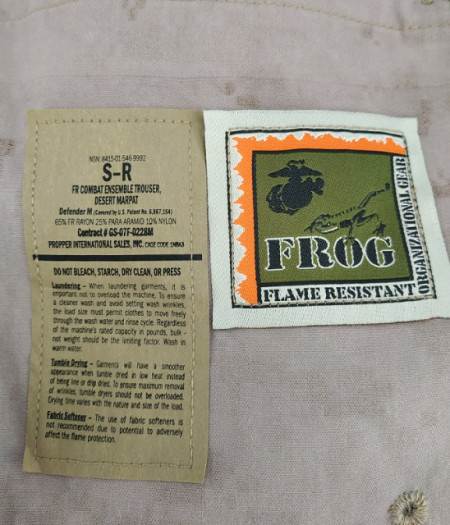 Штаны морской пехоты USMC FROG FR Desert Marpat - Img 5