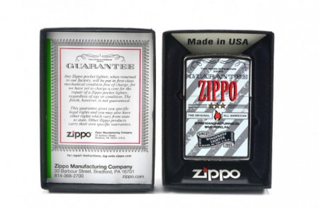 Зажигалка Zippo 200 World Famous Guarantee - Img 2