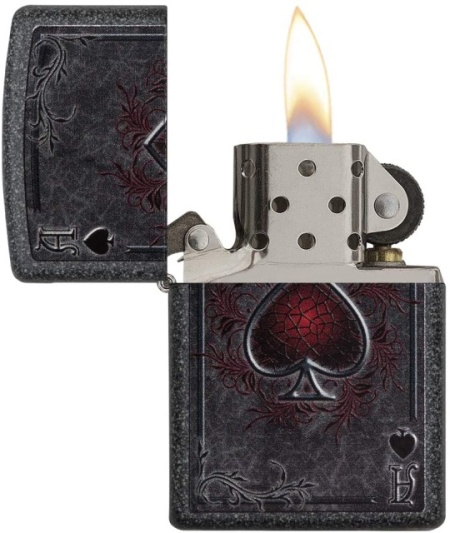 Зажигалка Zippo 211 Ace Iron Stone - Img 2