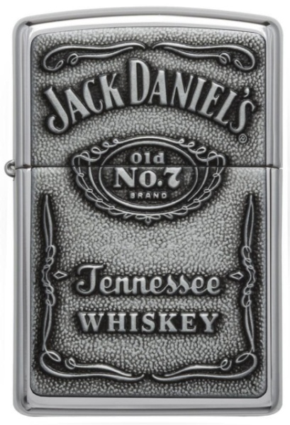 Зажигалка Zippo 250JD 427 Jack Daniels Pewter Emblem - Img 5