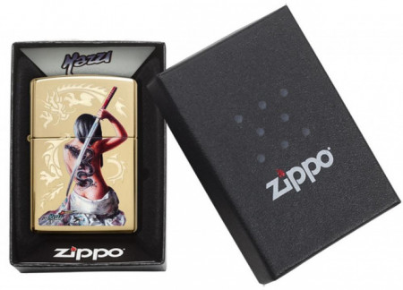 Зажигалка Zippo 29668 Mazzi Dragon Lady With Sword - Img 3