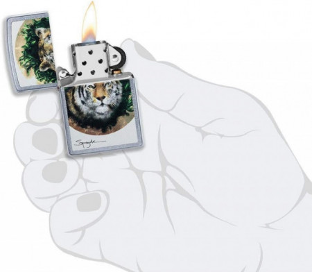 Зажигалка Zippo 49090 Spazuk Tiger - Img 4