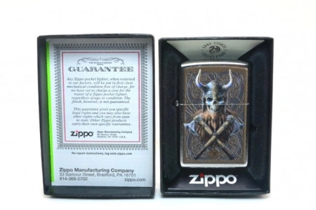 Зажигалка Zippo 80886 Anne Stokes Viking Warrior Skull - Img 2