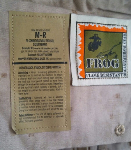 Штаны морской пехоты USMC FROG FR Desert Marpat - Img 6