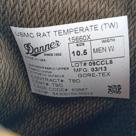 Ботинки Danner USMC RAT Gore-Tex Temperate Boot 15660X - Img 6