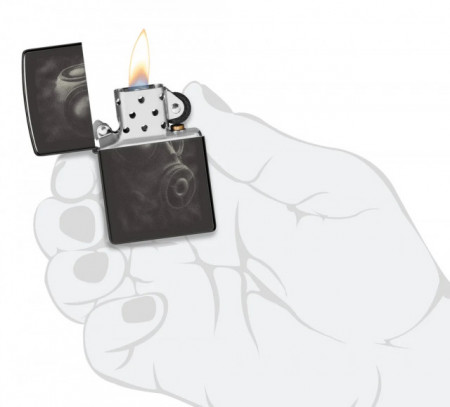 Зажигалка Zippo 48588 Gas Mask Design - Img 3
