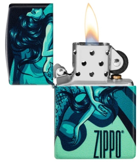 Зажигалка Zippo 48605 Mermaid Design 540 Color design - Img 4