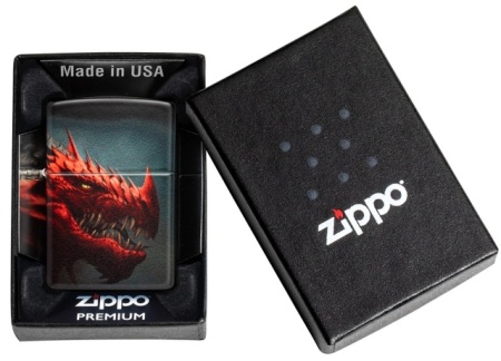 Зажигалка Zippo 48777 Red Dragon Design 540 Color - Img 5