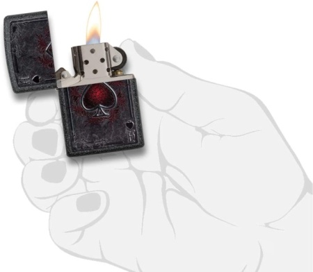 Зажигалка Zippo 211 Ace Iron Stone - Img 4