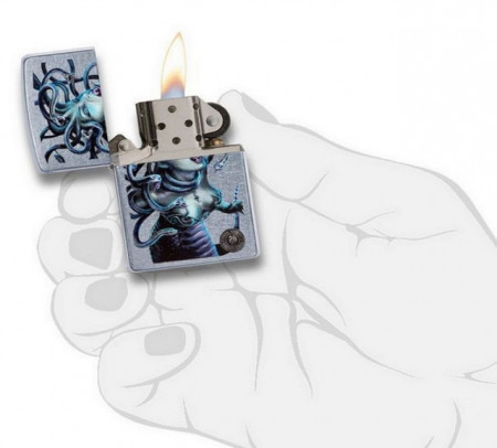 Зажигалка Zippo 29573 Anne Stokes Medusa - Img 4