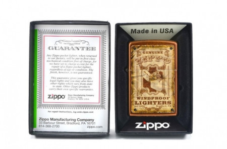 Зажигалка Zippo 3385 Windproofs Toffee Finish - Img 2
