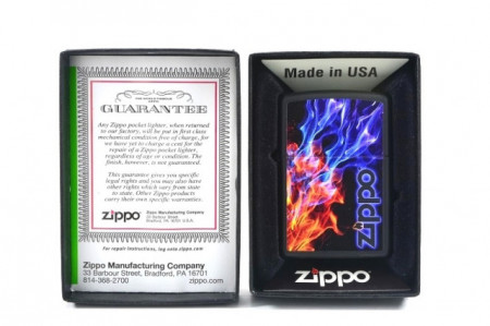 Зажигалка Zippo 4809 Blue Red Fire - Img 2