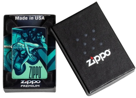 Зажигалка Zippo 48605 Mermaid Design 540 Color design - Img 5