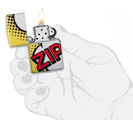 Зажигалка Zippo 49533 Comic 540 Color Design - Img 5