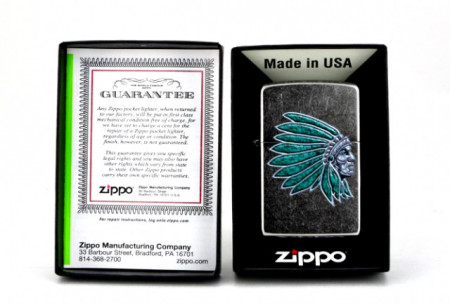 Зажигалка Zippo 76515 Indian Head - Img 4
