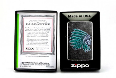 Зажигалка Zippo 76515 Indian Head - Img 4