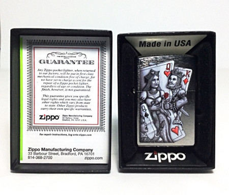 Зажигалка Zippo 79206 King and Queen - Img 2