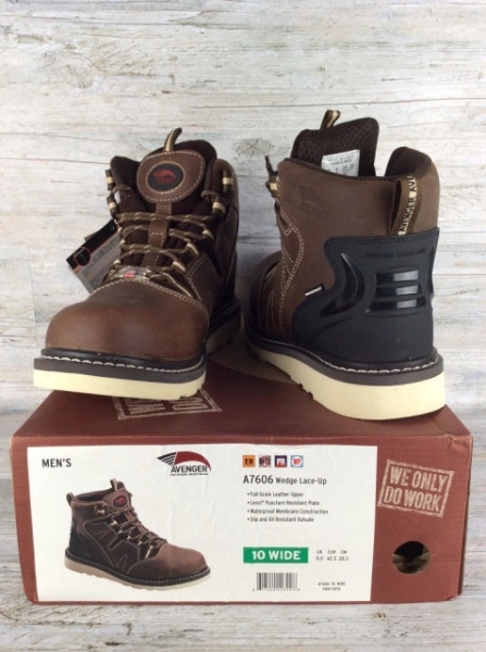 Ботинки Avenger Mens Wedge 6 Waterproof Soft Toe - Img 4