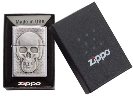 Зажигалка Zippo 29818 Skull with Brain Surprise Emblem - Img 3