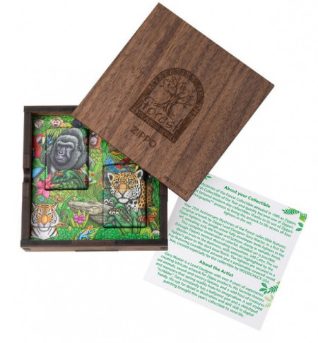 Зажигалка Zippo 49347 Mystеries of the Forest - 25th Anniversary 540 Color Design - Img 2