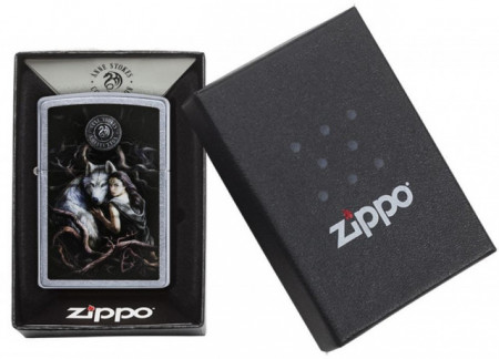 Зажигалка Zippo 79266 Anne Stokes-Wolf With Woman - Img 3