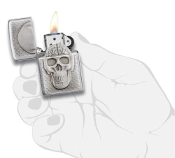Зажигалка Zippo 29818 Skull with Brain Surprise Emblem - Img 4
