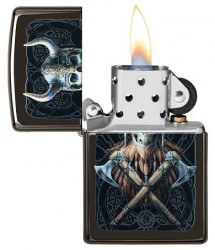 Зажигалка Zippo 49106 Anne Stokes Viking Warrior Skull - Img 2
