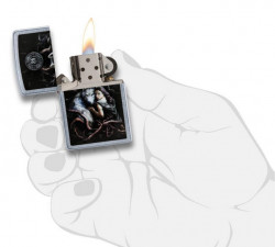 Зажигалка Zippo 79266 Anne Stokes-Wolf With Woman