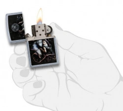 Зажигалка Zippo 79266 Anne Stokes-Wolf With Woman - Img 4