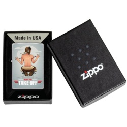 Зажигалка Zippo 81641 Pin-up Girl, Ready for Take - Img 3