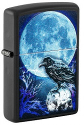 Зажигалка Zippo Moonlight Crow Design