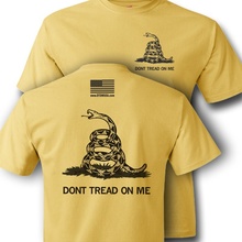 Футболка Gadsden and Culpeper - Dont Tread on Me Gold - Img 3